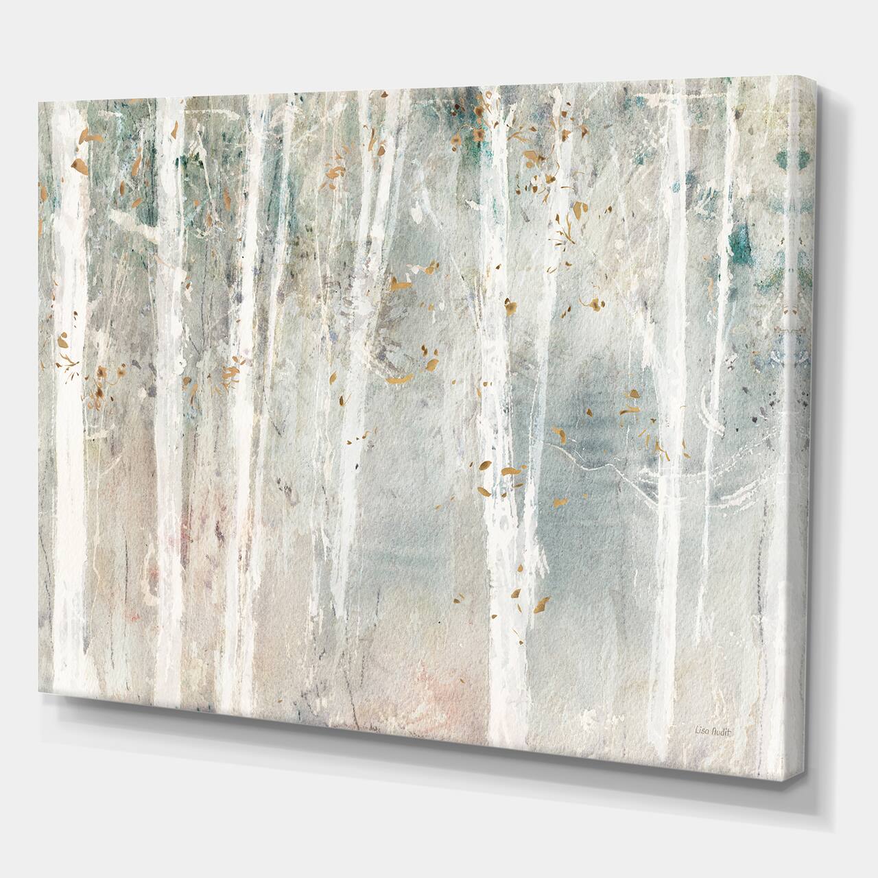 Designart - A Woodland Walk into the Forest VII - Modern Farmhouse Canvas Art